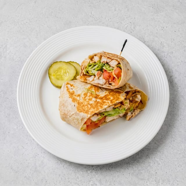 Classic Chicken Wrap.
