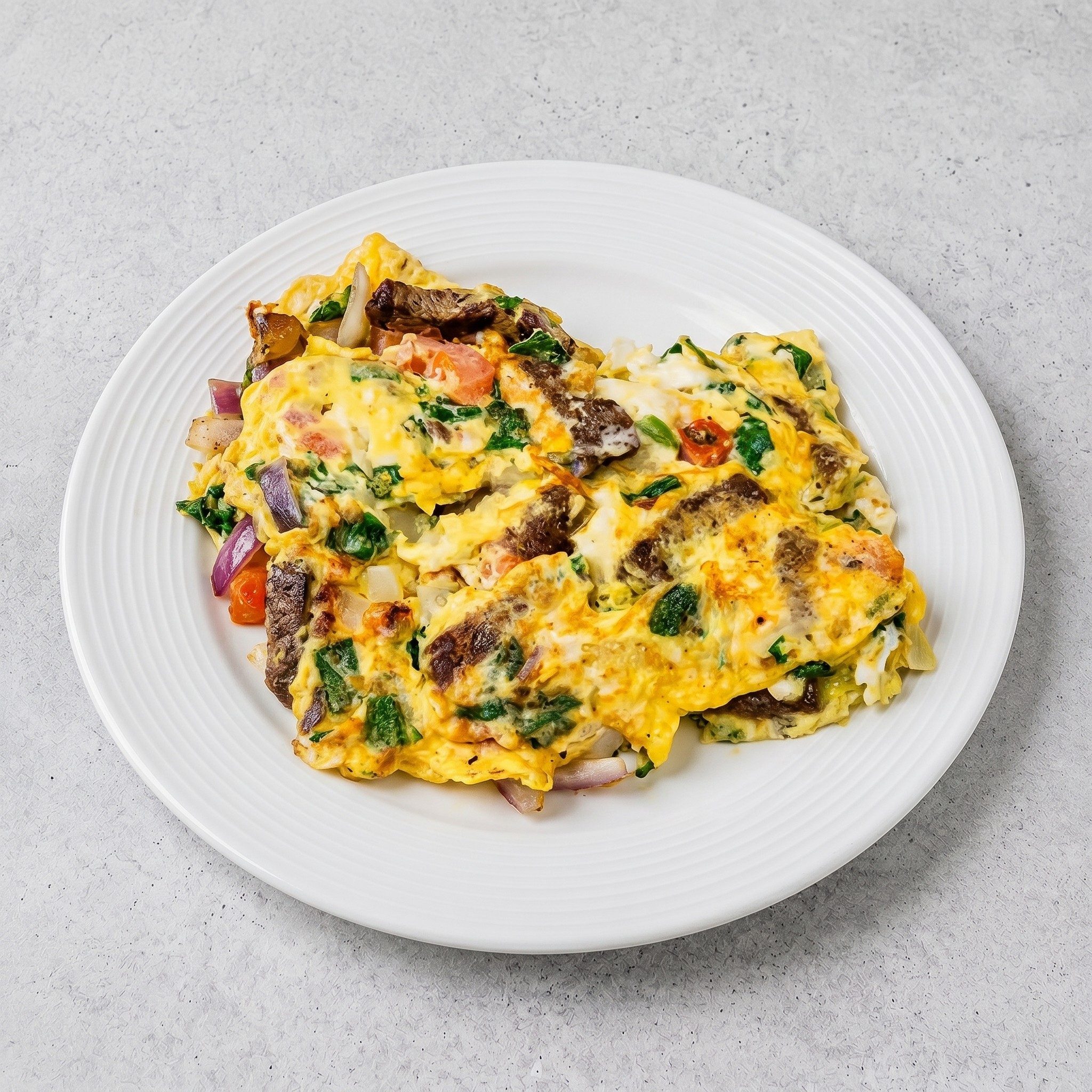 Ultimate Greek Omelette.