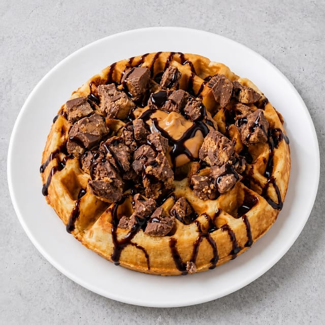 Reese's Peanut Butter Cup Waffle.