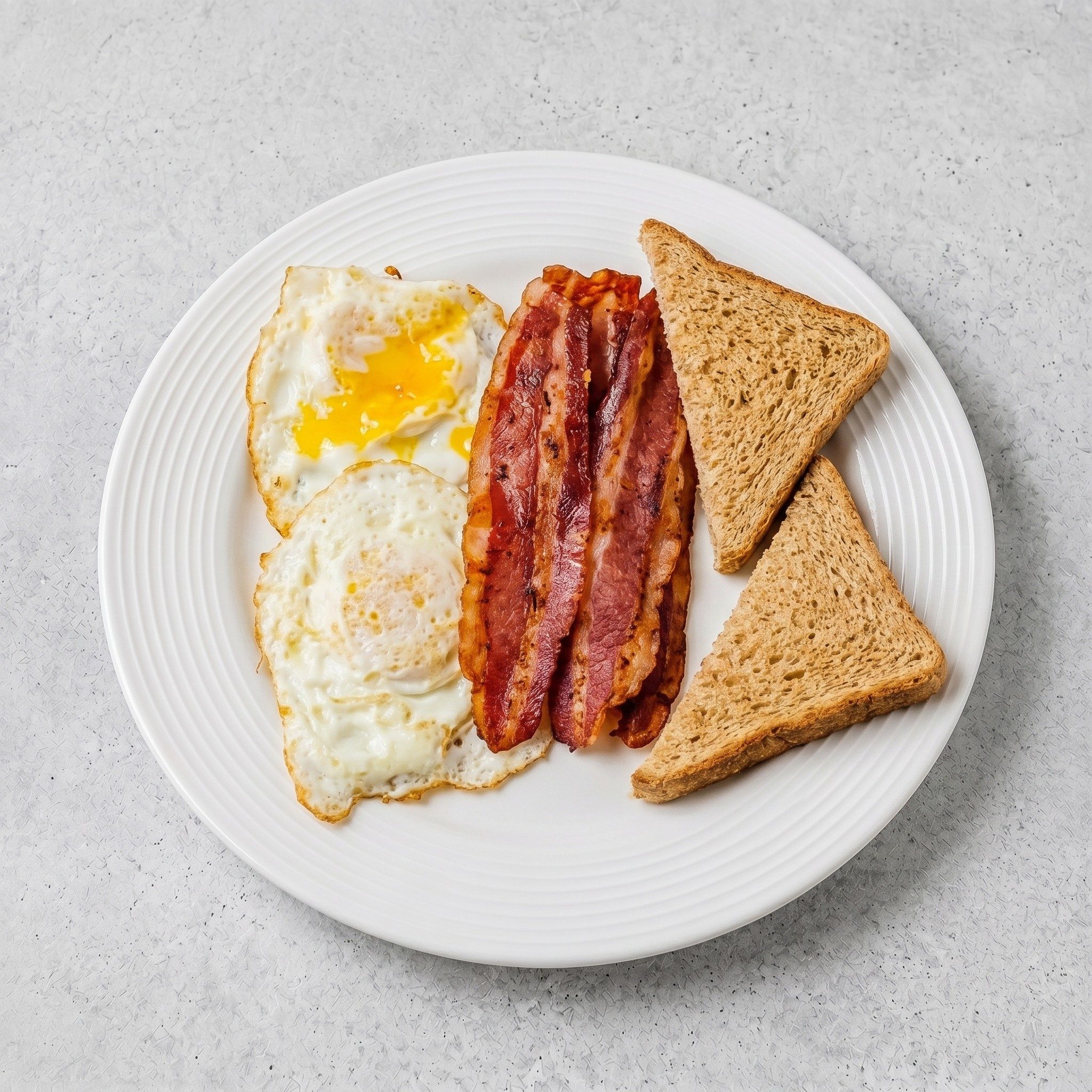 Eggs with Turkey Bacon Platter.