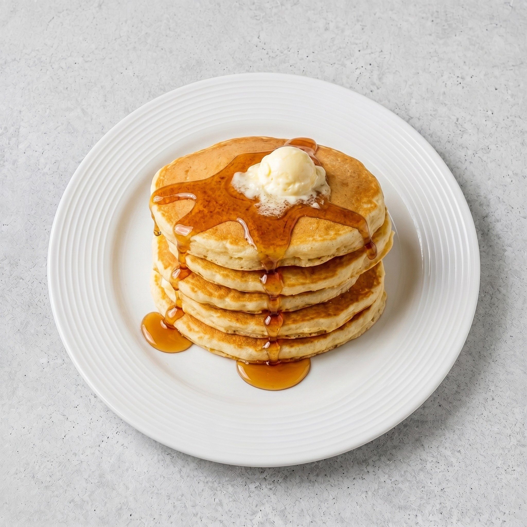 Golden Brown Pancakes.
