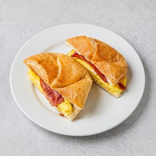 Egg & Turkey Bacon Sandwich