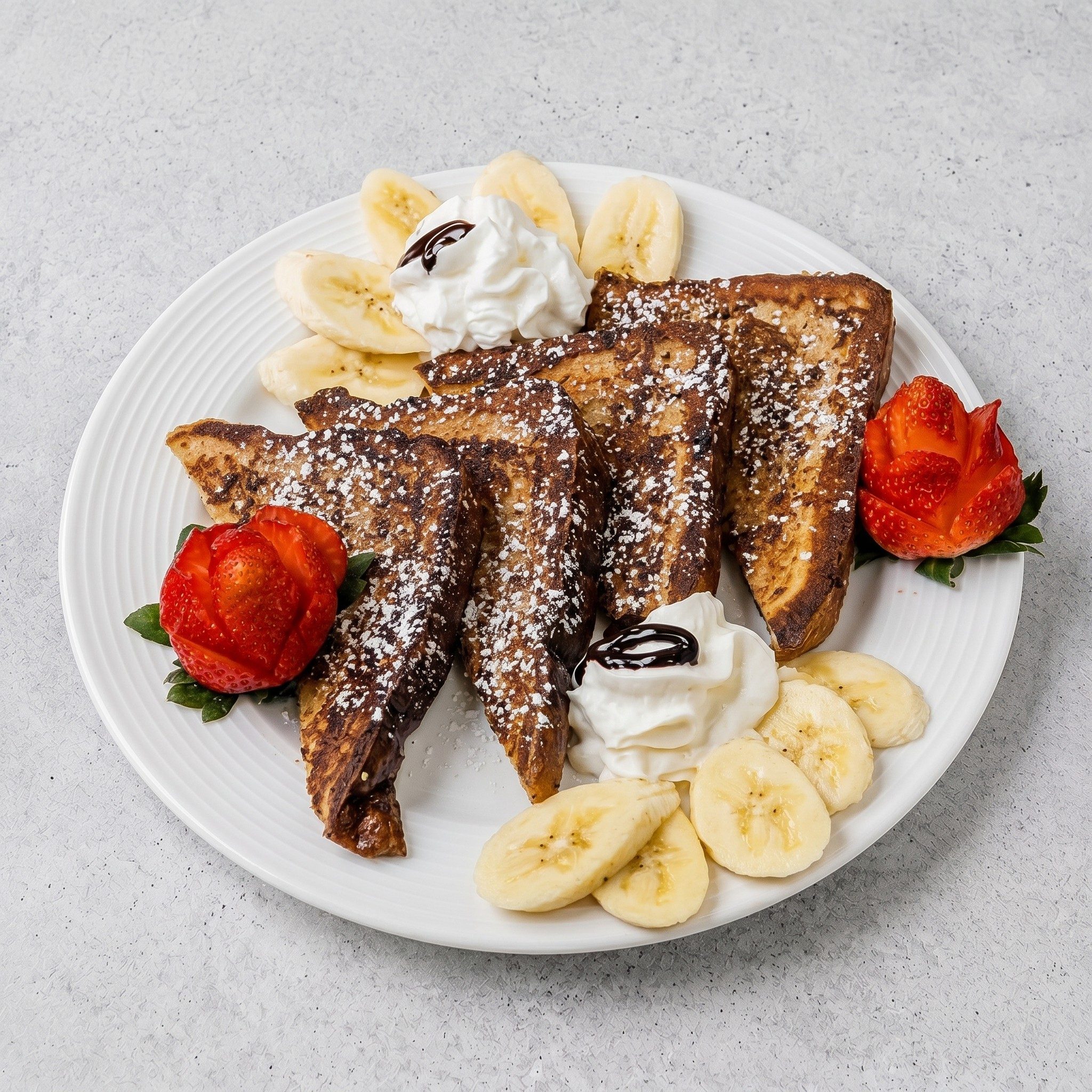 French Toast with Fruits.