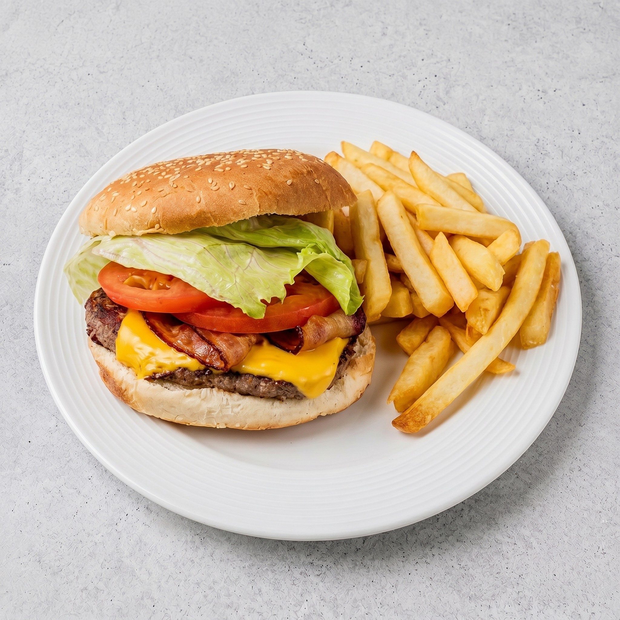 Smoke House Burger.